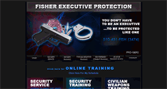 Desktop Screenshot of fisherexecutiveprotection.com